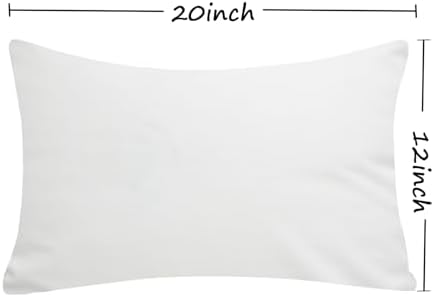 GAGEC Summer Pillow Cover 12x20 Inch with Daisy Pattern