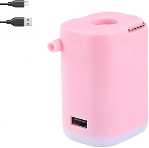 Mybomlwow Portable Air Pump with LED Light for Camping Travel