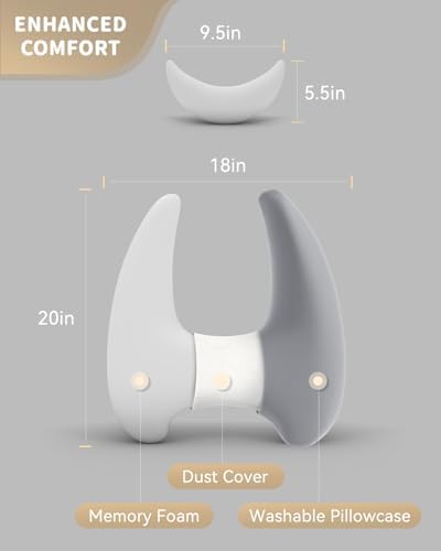 Adjustable Memory Foam Car Pillow for Kids