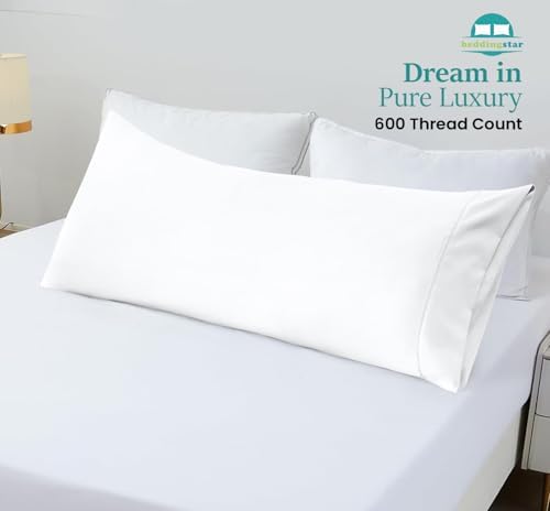 20x72 Body Pillow Case Cover Egyptian Cotton Soft Skin-Friendly