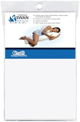 Contour Swan Pillowcase - Beautiful White Protector
