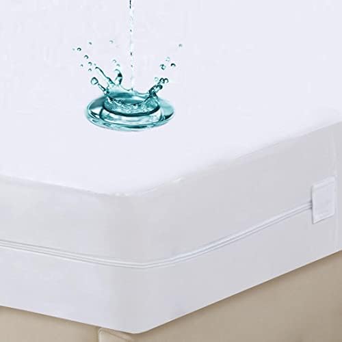 Waterproof Mattress Cover with Breathable Noiseless Design