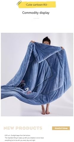 BESTUO Travel Blanket Pillow 2-in-1