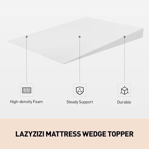 Lazyzizi Mattress Wedge 7 Inch King Inclined Support