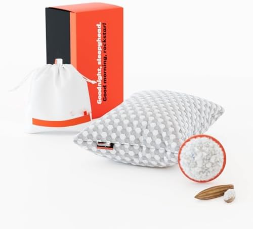 Adjustable Cooling Kapok Pillow for Head and Neck Support Queen