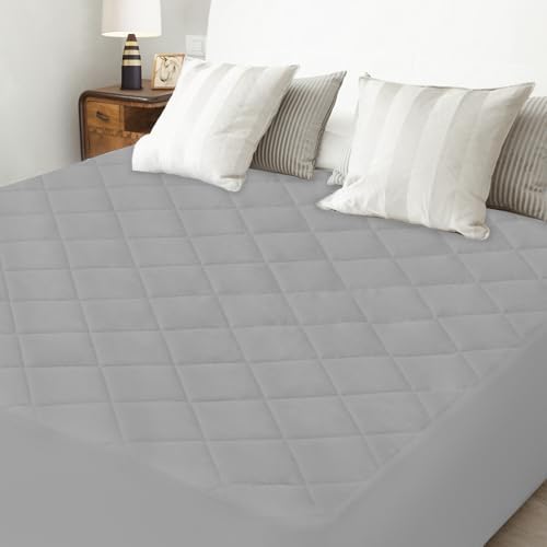 Soft Breathable Noiseless Queen Mattress Pad
