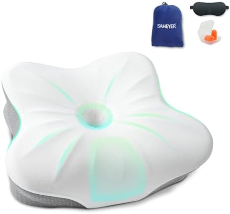 Memory Foam Camping Pillow with Neck Support