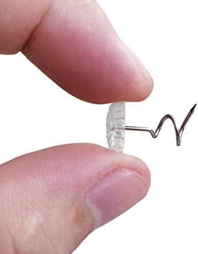 TTSAM Twist Pins with Clear Heads - Secure Bedskirts Drapes and more
