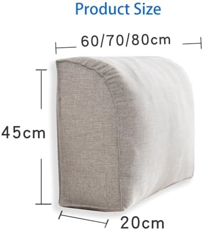 Premium Cotton Linen Sofa Back Cushion