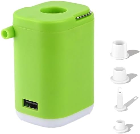 Slowowing Mini Air Pump with Light Portable for Camping