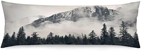 Foggy Forest Body Pillow Cover Soft Durable