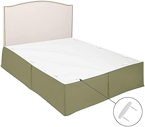 Elegant 14-inch Drop Bed Skirt for Twin Beds
