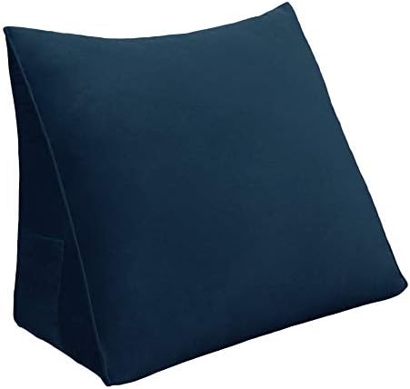 Ergonomic Triangular Pillow for Reading and Bed Rest
