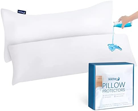 Moonsea Cooling Waterproof Pillow Protector Body Size 2 Pack