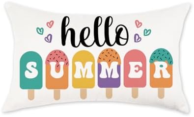 TAJWE Hello Summer Pillow Cover