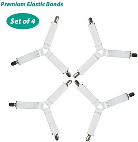 RayTour Bed Sheet Holder Straps with Clamps