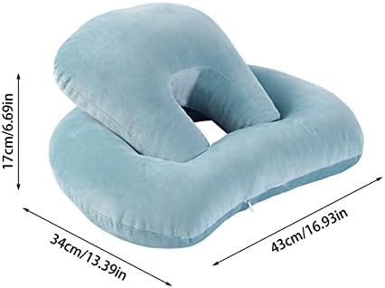 Memory Foam Cutout Pillow for Office Comfort Posture Support