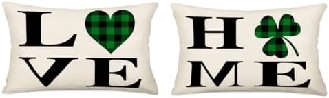 St Patricks Day Irish Shamrock Throw Pillow Covers