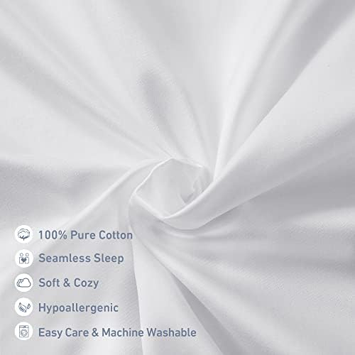 Leeden Uniqlo 100 Cotton Body Pillow Cover Soft Breathable 21x54