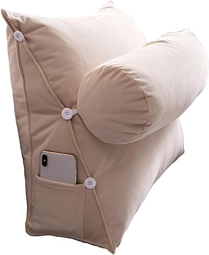 COZMAX Triangular Wedge Pillow with Adjustable Neck Support