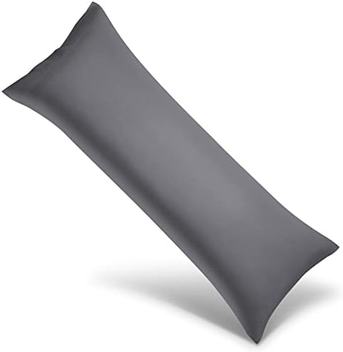 Wishsmile Cool Bamboo Pillowcase 20x54IN Dark Grey