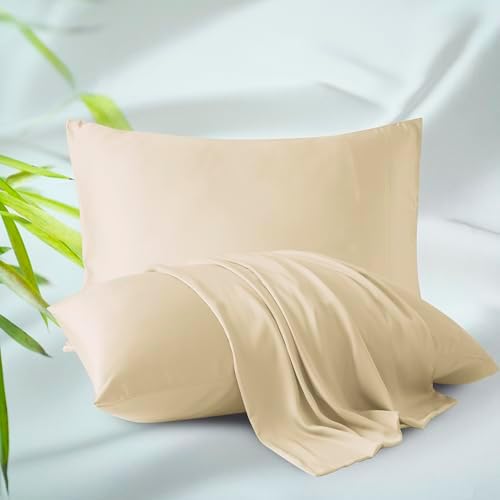 Zaizaihome Bamboo Pillow Protectors For Toddlers 2 Pcs Soft Cool