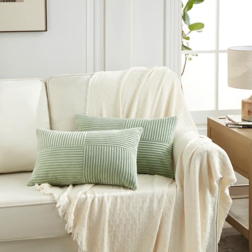 Fancy Homi Sage Green 12x20 Pillow Case