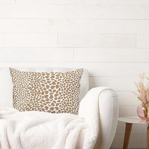 12x18 Animal Skin Leopard Print Pillow Cover with Zipper