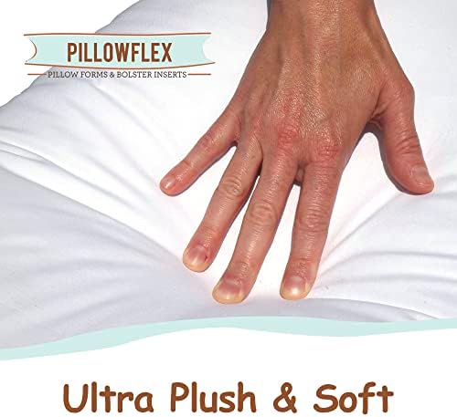 Pillowflex Synthetic Down Pillow Insert - Ultra Soft 12x40