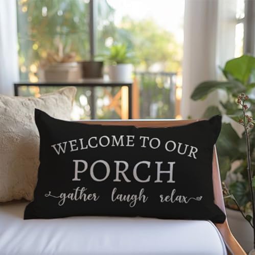 Cozy Farmhouse Porch Pillow Covers