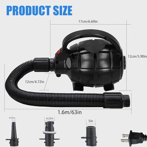Big air mattress pump for quickly inflating air mattress