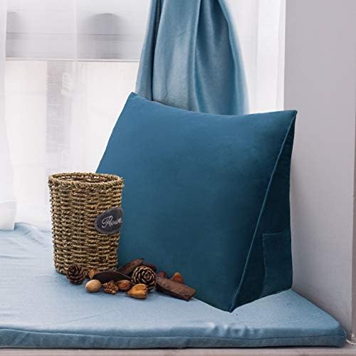 Ergonomic Triangular Pillow for Reading and Bed Rest