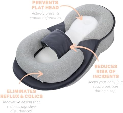 Restnest Baby Bed for Acid Reflux with Strap