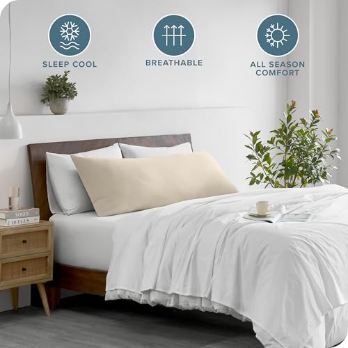 Bare Home Microfiber Body Pillow Cover