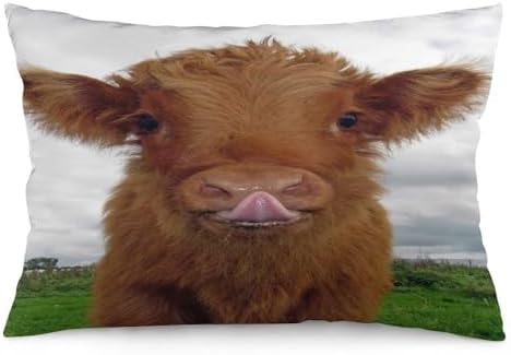 Cute Eco-Friendly Cow Farm Pillow Case