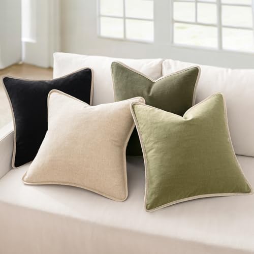 Sage Green Decorative Throw Pillow Covers