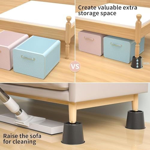 Heavy-Duty Bed Riser for Storage Comfort