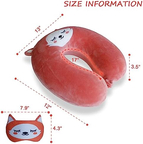 Sexysamba Cartoon Headrest Pillow for Kids Travel