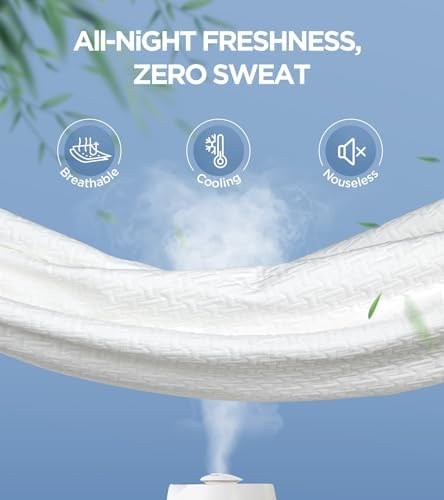 Emircey Home 100 Waterproof Queen Mattress Protector with 3D Air Mesh Cover