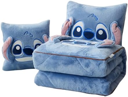 BESTUO Travel Blanket Pillow 2-in-1