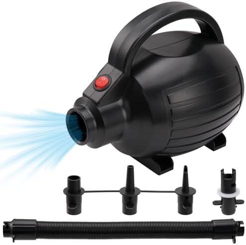 LCD 600W Air Pump for Inflatable Mattress and More