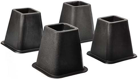 HOME IT 5-6 Inch Heavy Duty Bed Risers 4-Pack