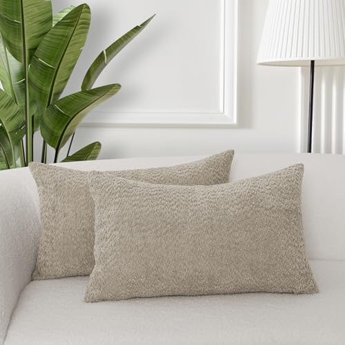 Two Luxurious 12x20 Throw Pillow Covers for Your Living Room