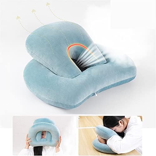 Memory Foam Cutout Pillow for Office Comfort Posture Support