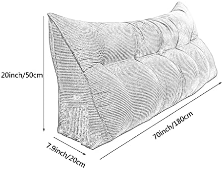 Sturdy Triangular Headboard Pillow for Relaxing