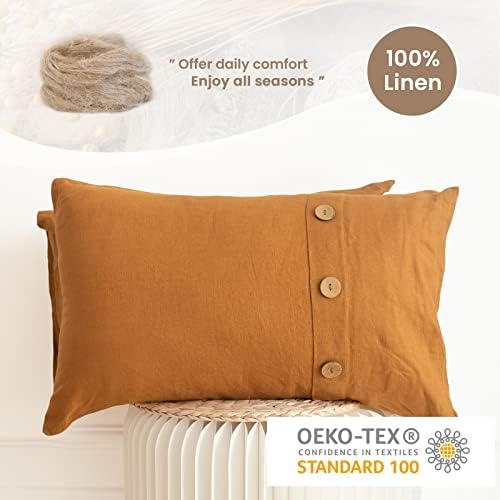 Vince Triple Coconut Pillow Cover Set 12x20 inch 2 ea