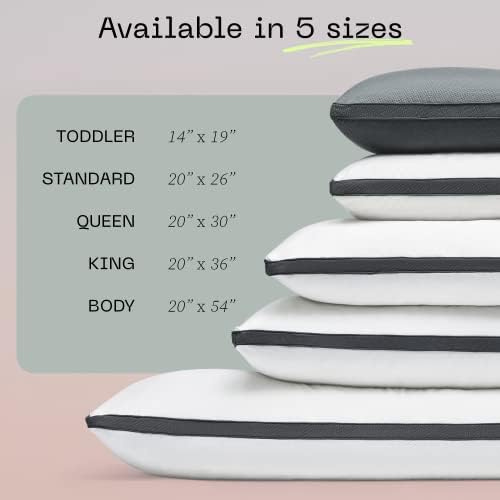 Coop - Cool Toddler Pillow Protector - Waterproof Breathable Machine Washable Grey