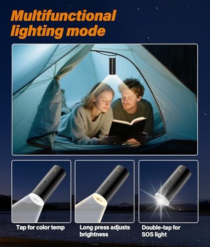 HK Air Pump for Inflatables with Camping Light
