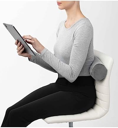 Brookstone Free Form Travel Pillow Grey
