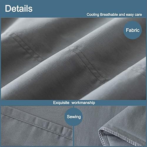 Whats Bedding Long Cotton Pillowcase Breathable Skin-Friendly 20x54